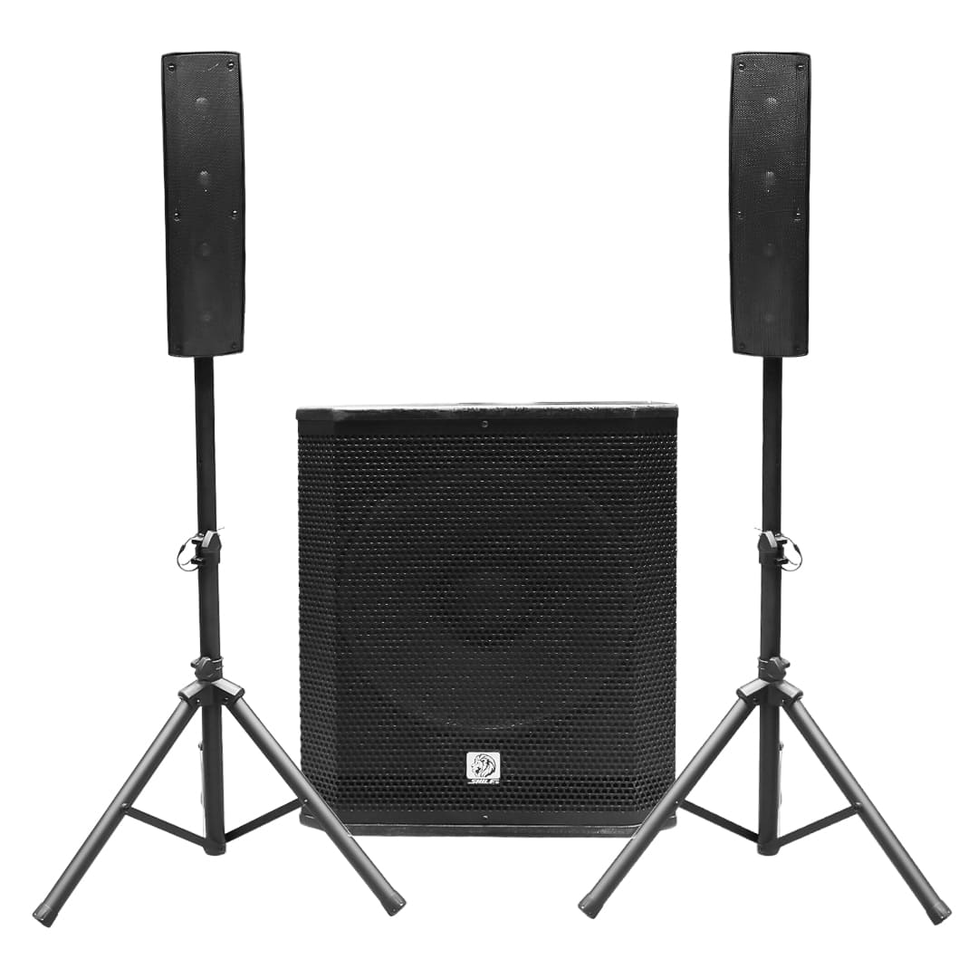 SHİLE PRZZ12A 350W RMS BLUETOOTH/MP3/FM 15" SUBWOOFER 2'Lİ HOPARLÖR AKTİF SES SİSTEMİ MDF KASA