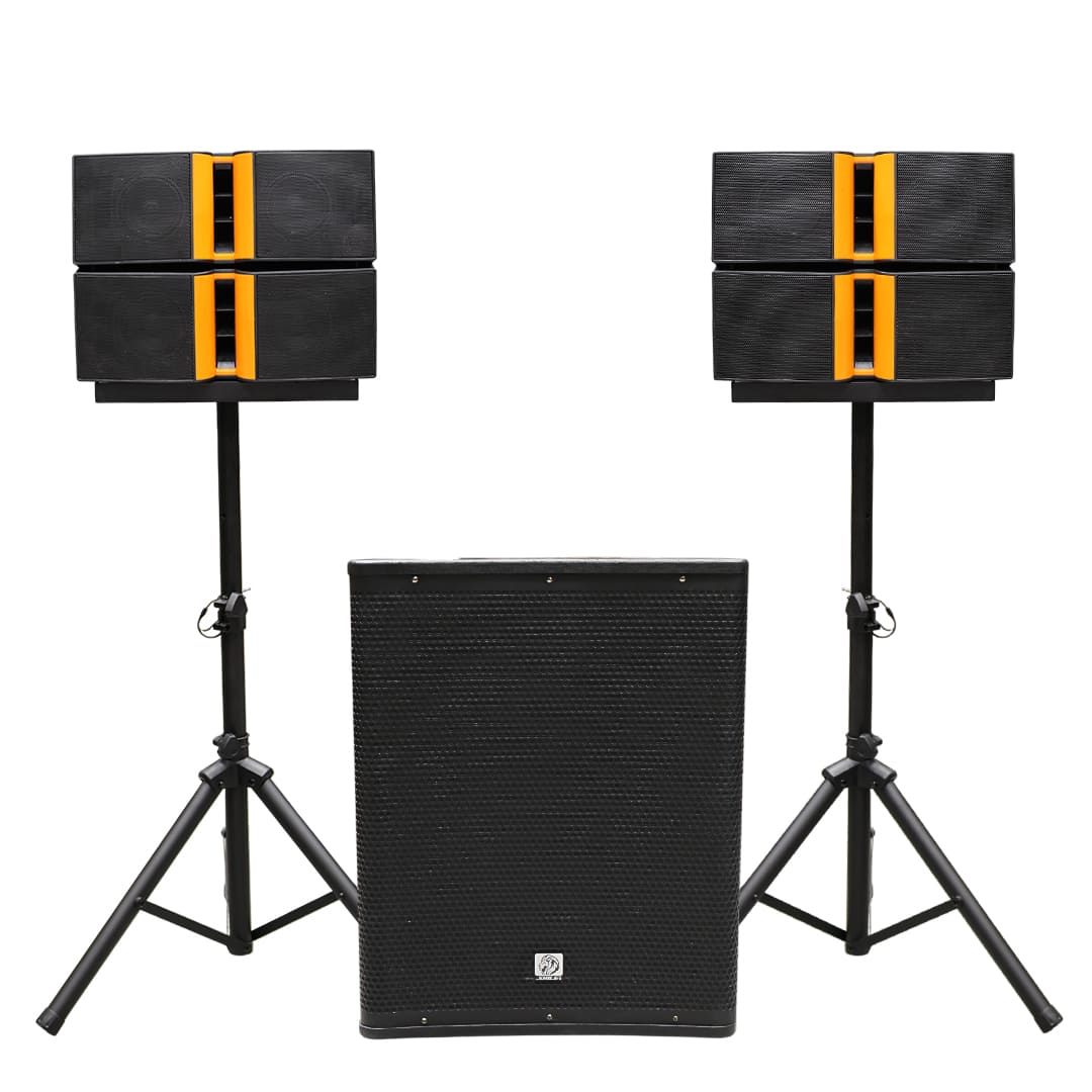 SHİLE PRZZ12AU 1200W RMS AKTİF SES SİSTEMİ 18" SUBWOOFER 120OZ 4 SATELLİTE KULE SETİ DSP KONTROLLÜ BLUETOOTH/TWS/MP3