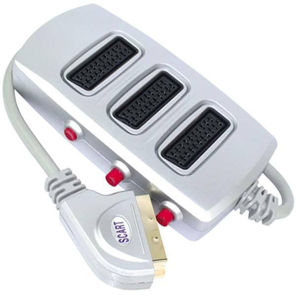 SİLVER BUTONLU 3'LÜ SCART DAĞITICI