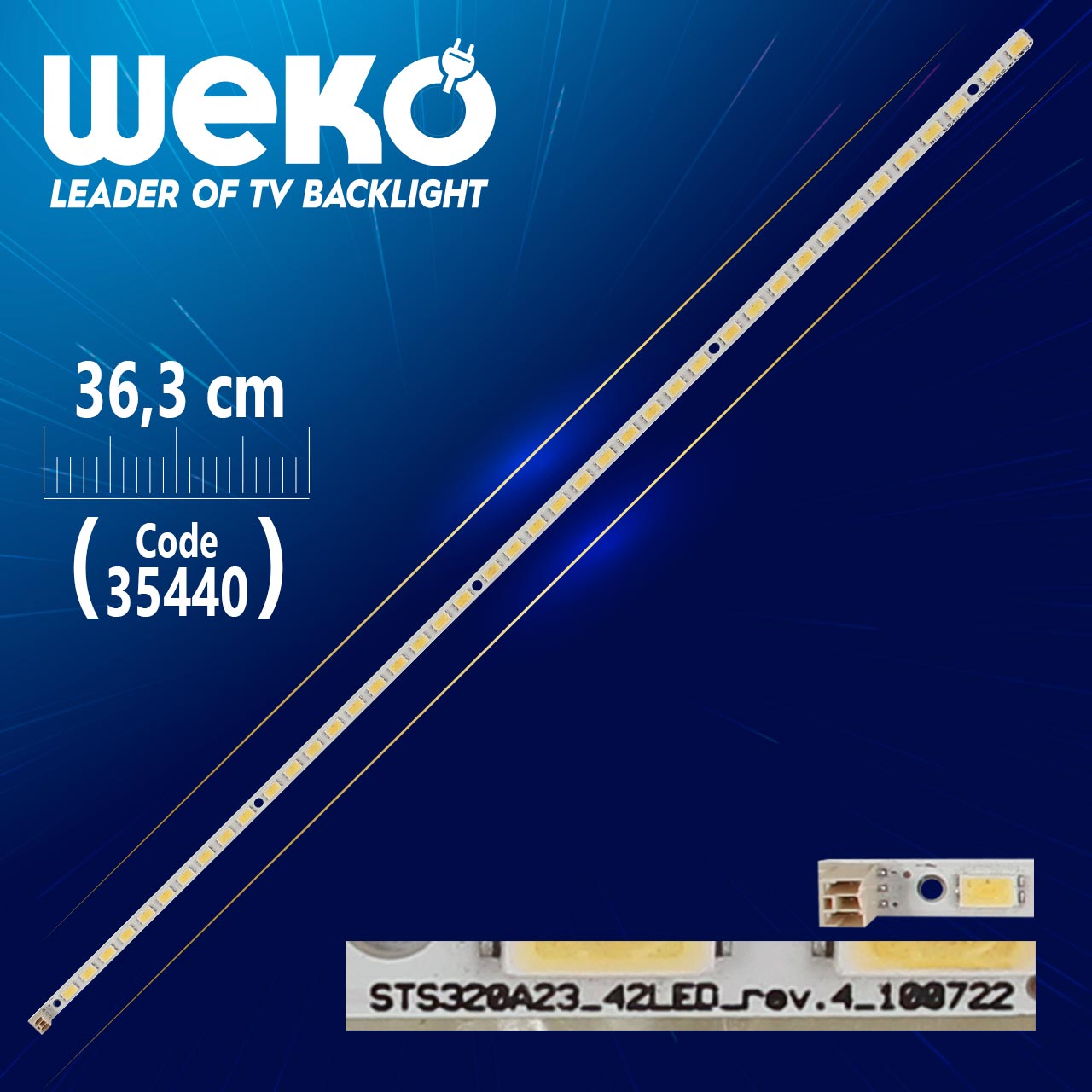 SONY STS320A23_42LED_REV.4_100722 - 36.3 CM 42 LEDLİ  118 VOLT  TV LED BAR (WK-1008)