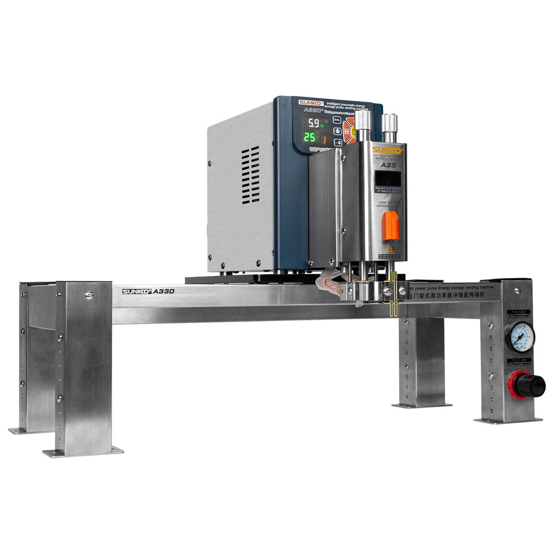 SUNKKO A330 PNÖMATİK ENERJİ DEPOLAMALI PUNTA KAYNAK MAKİNESİ 12KW 2000A PROFESYONEL BATARYA PUNTA CİHAZI