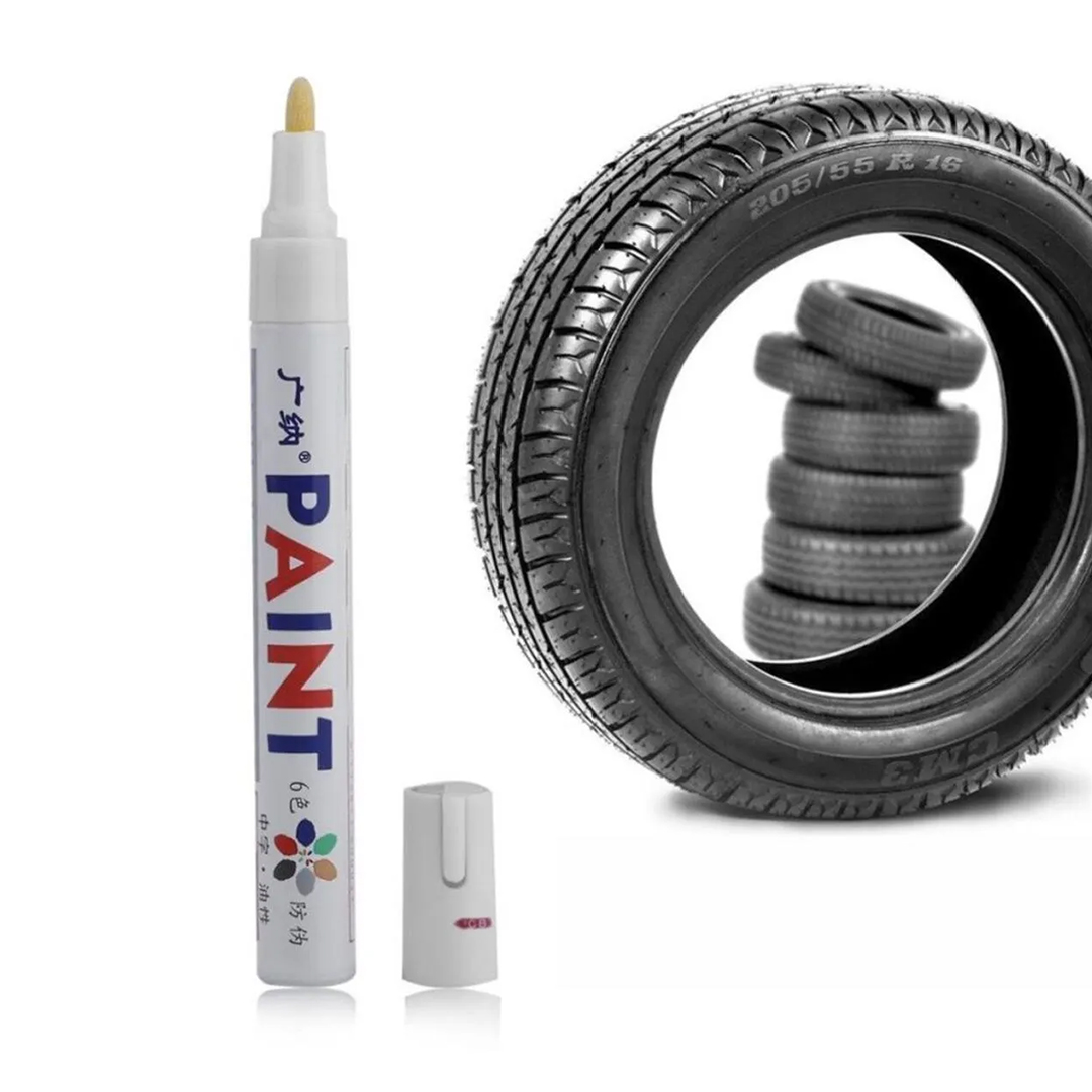 SUNUP M101 ARAÇ MOTOSİKLET LASTİK BOYA KALEMİ (SARI)