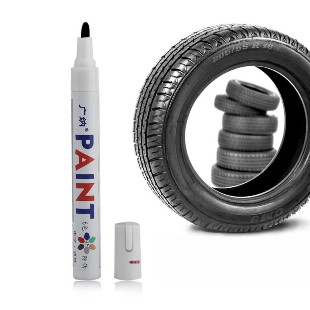 SUNUP M101 ARAÇ MOTOSİKLET LASTİK BOYA KALEMİ (SİYAH)