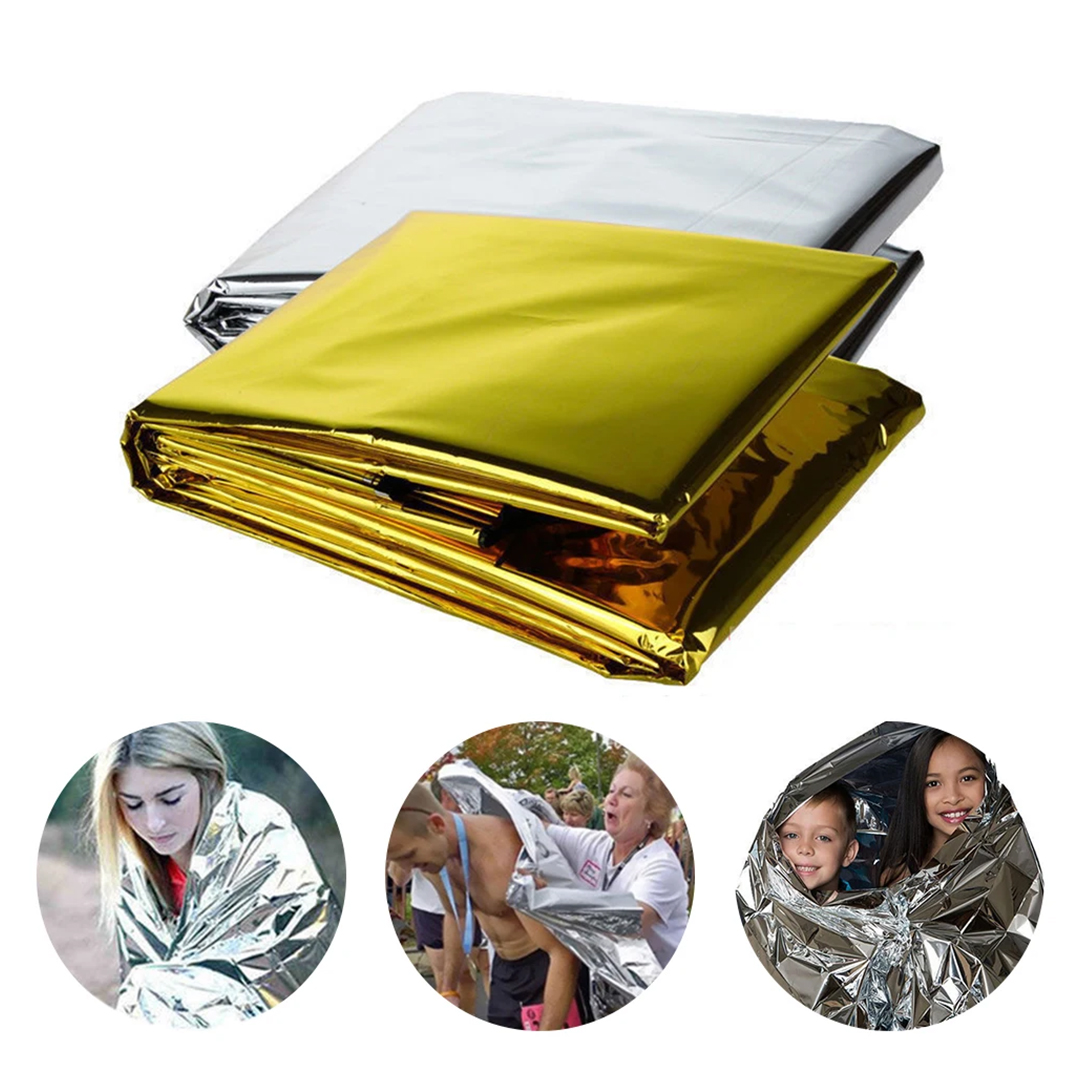 SUNUP SN-14228 SOĞUK VE SICAK TUTAN ÇİFT TARAFLI GOLD  ACİL DURUM BATTANİYESİ (130X210 CM)