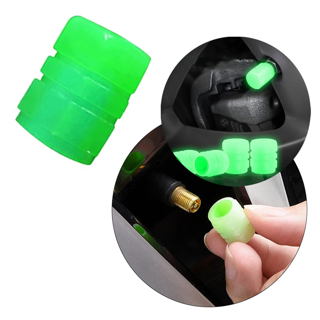 SUNUP SN-21012 FOSFORLU ARAÇ MOTOSİKLET BİSİKLET LASTİK SİBOP KAPAĞI TEKLİ