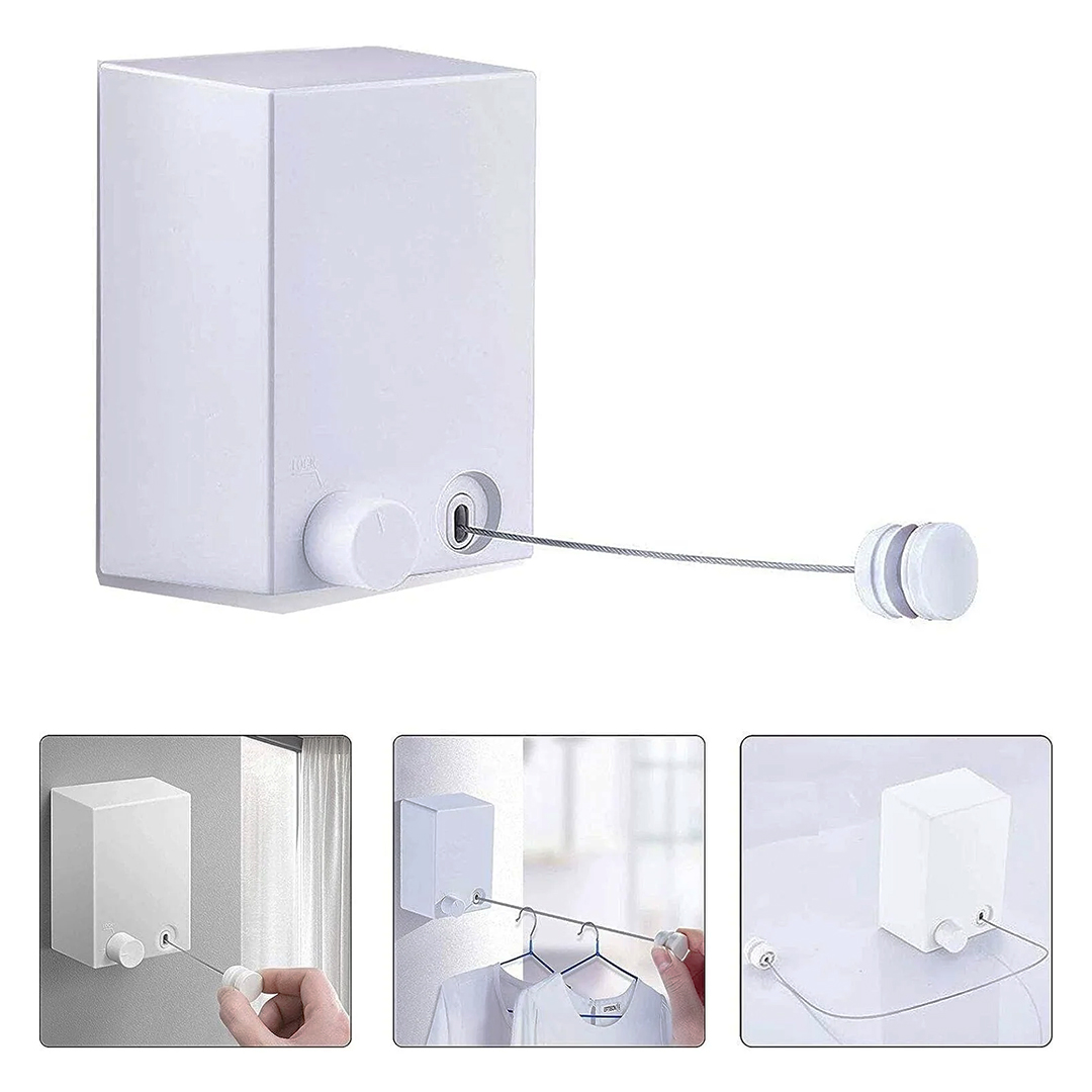 SUNUP SN-22743 GERİ ÇEKİLEBİLİR ÇAMAŞIR İPİ - DUVAR ASKISI
