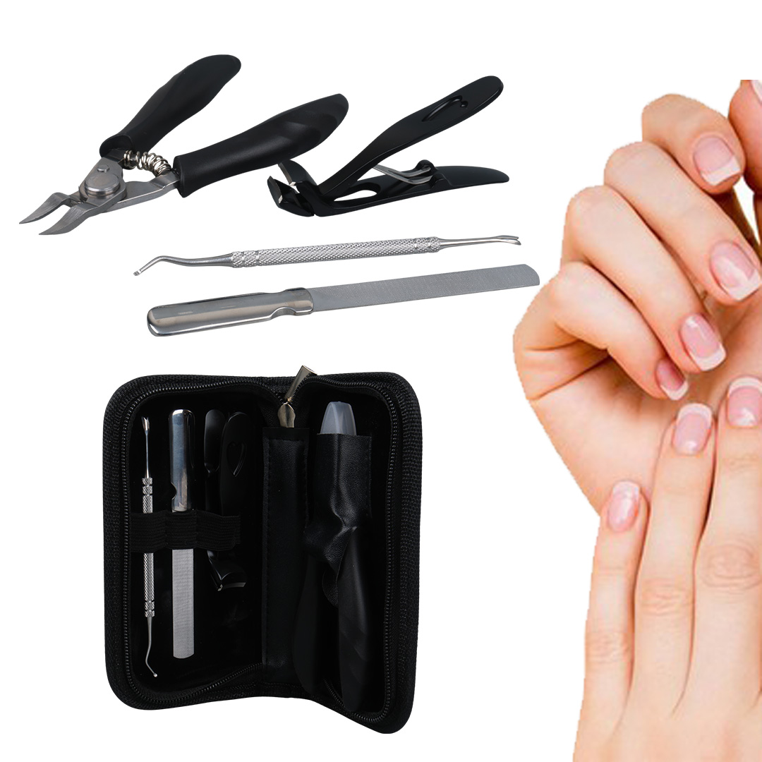 SUNUP SN-27098 PASLANMAZ ÇELİK 4IN1 PROFESYONEL TIRNAK BAKIM SETİ