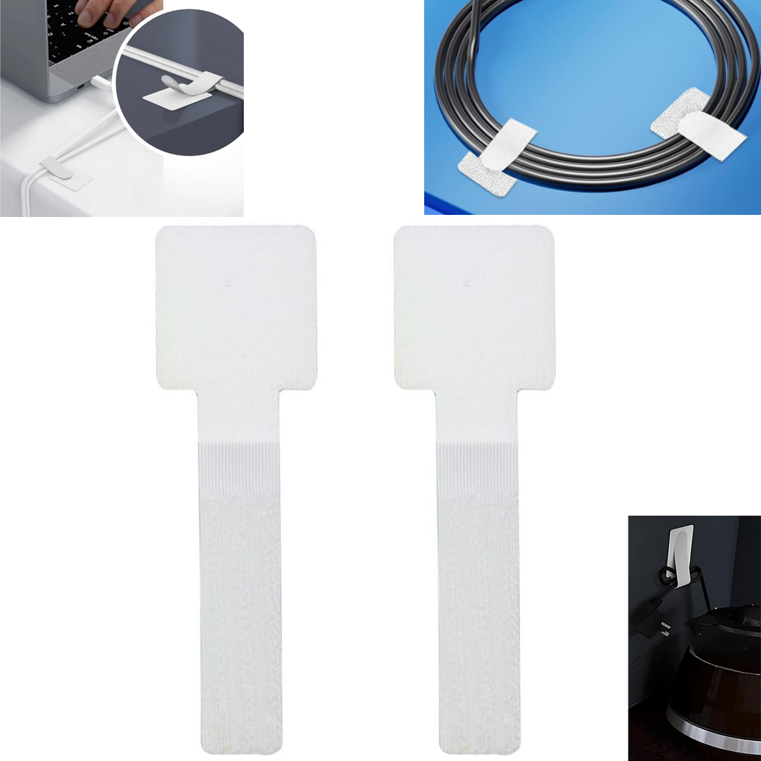 SUNUP SN-29137 YAPIŞKANLI KABLO DÜZENLEYİCİ BEYAZ 10'LU PAKET