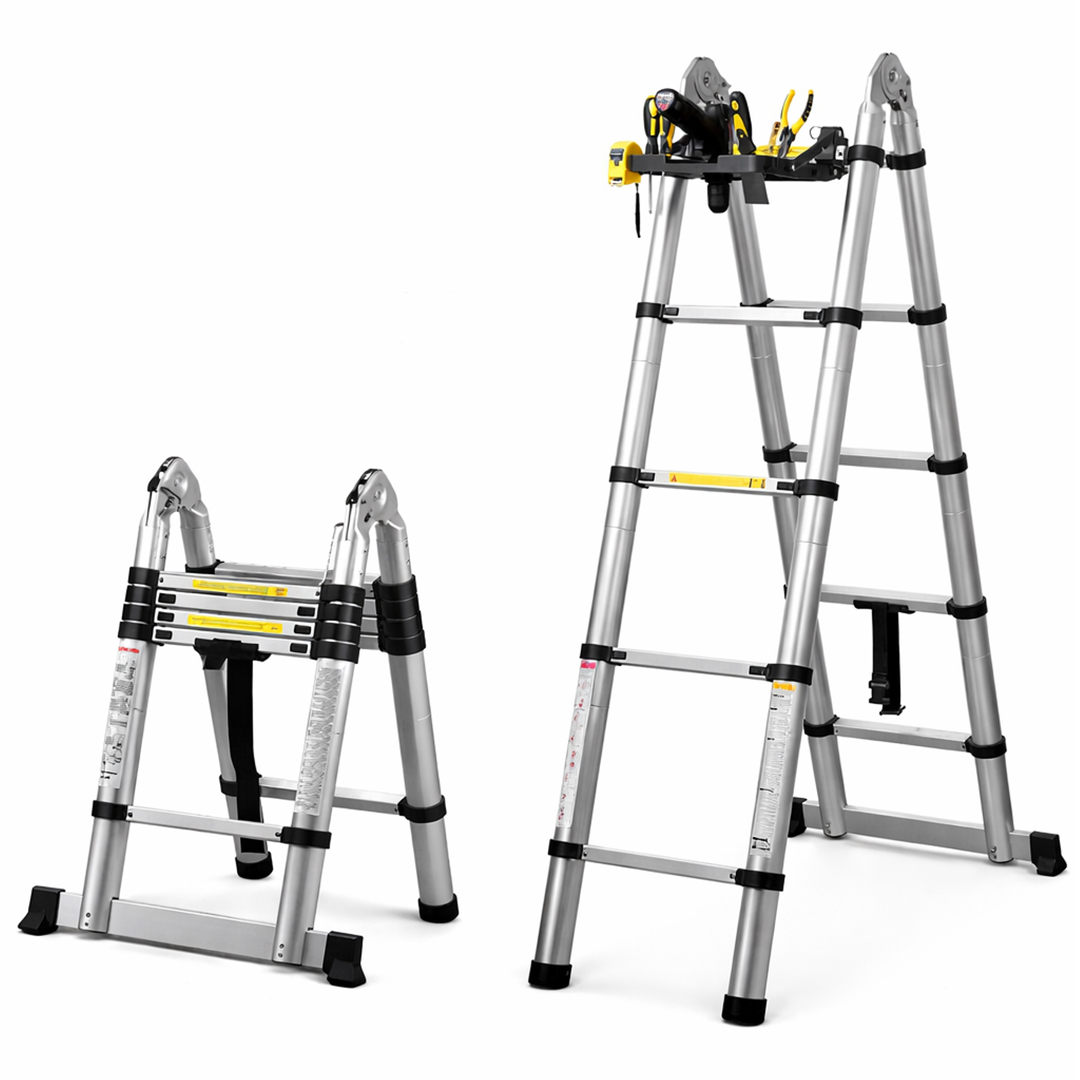 SUNUP SN-29681 1.9+1.9 METRE TELESKOPİK MERDİVEN KARAVAN & TEKNE KATLANIR ALÜMİNYUM