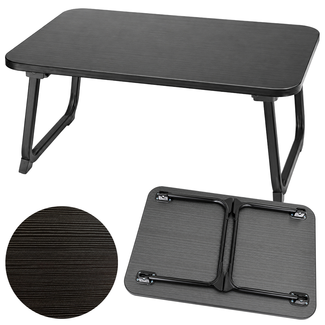 SUNUP SN-29695 KATLANABİLİR LAPTOP MASASI VE YATAK KOLTUK ÜZERİ TEPSİSİ SİYAH 70X48CM