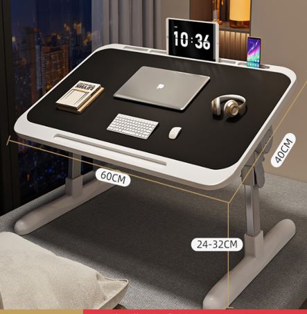 SUNUP SN-29699 60X40X24-32CM ÇOK FONKSİYONLU SİYAH MASA