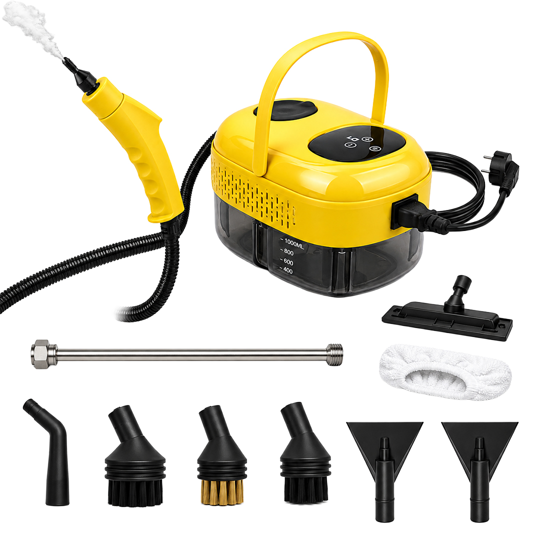 SUNUP SN-37875 2500W YÜKSEK BASINÇLI AYARLANABİLİR DİJİTAL BUHARLI TEMİZLEME CİHAZI 1 LİTRE SU HAZNELİ