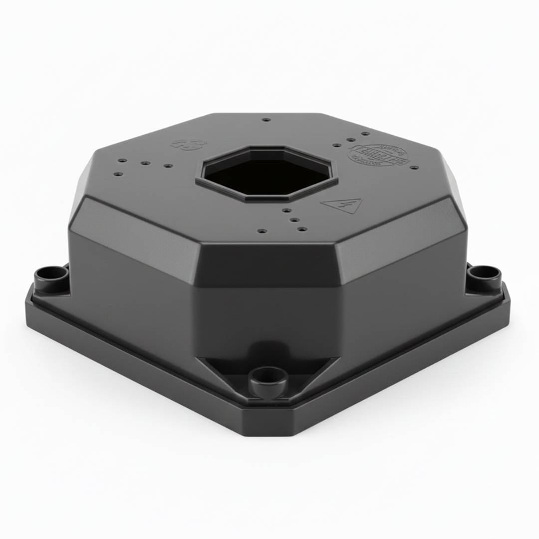 THOR TKB-1111 DIŞ MEKAN KAMERA ANTRASİT MONTAJ KUTUSU KARE BUAT+TABAN