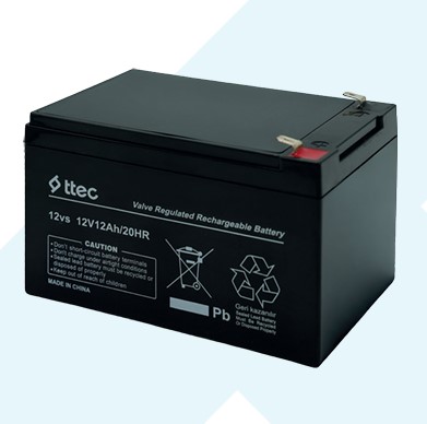 TTEC 12JP 12 VOLT - 12 AMPER KURU AKÜ  (151 X 98 X 100 MM) - 3,45 KG