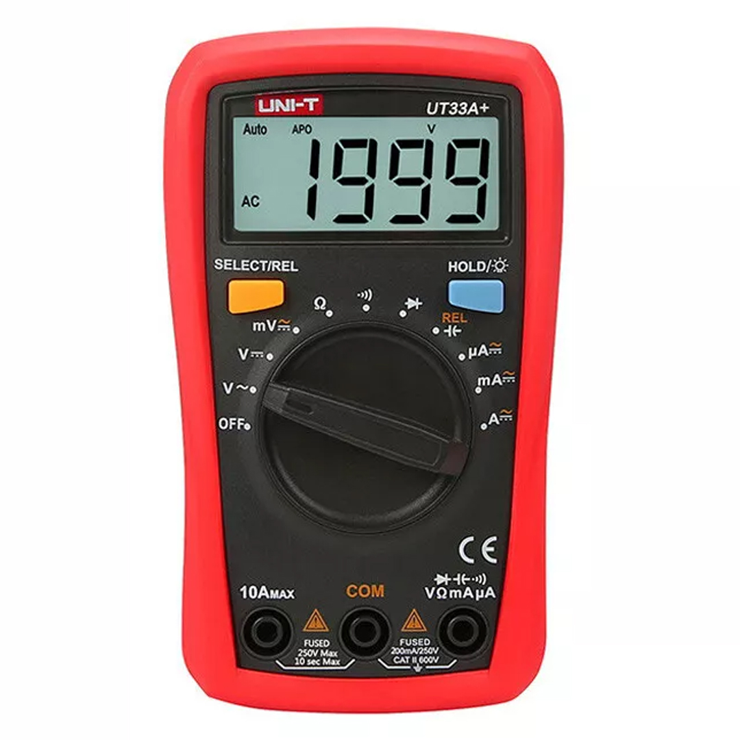 UNI-T UT-33A+ 600V DİJİTAL MULTİMETRE ÖLÇÜ ALETİ