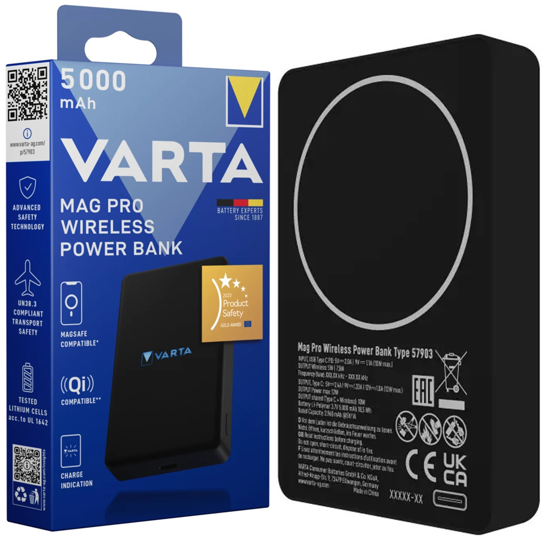 VARTA 57903 MAG PRO MAGSAFE 5.000MAH WİRELESS POWERBANK