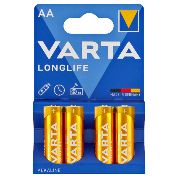 VARTA LONGLIFE POWER ALKALİN AA KALEM PİL (4'LÜ PAKET FİYATI)