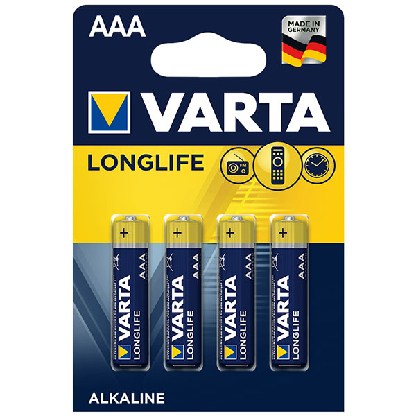 VARTA LONGLIFE POWER ALKALİN AAA İNCE KALEM PİL (4'LÜ PAKET FİYATI)