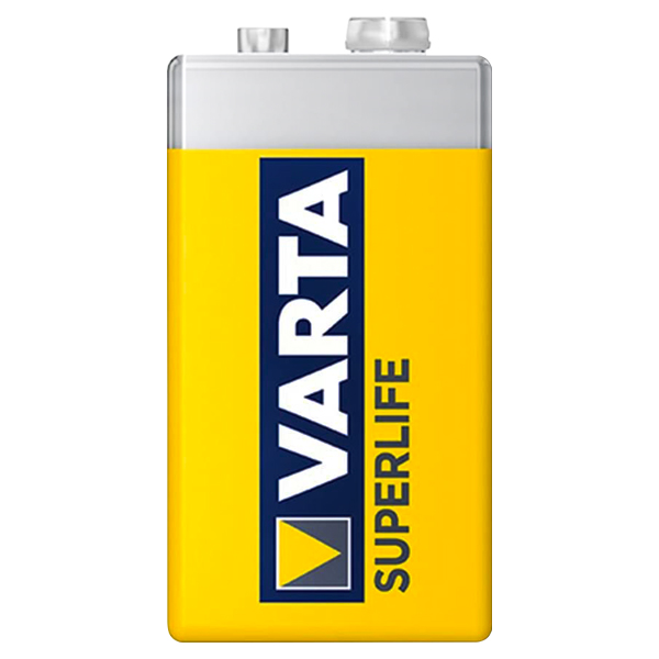 VARTA SUPERLIFE ÇİNKO 9 VOLT PİL (12'Lİ PAKET FİYATI)