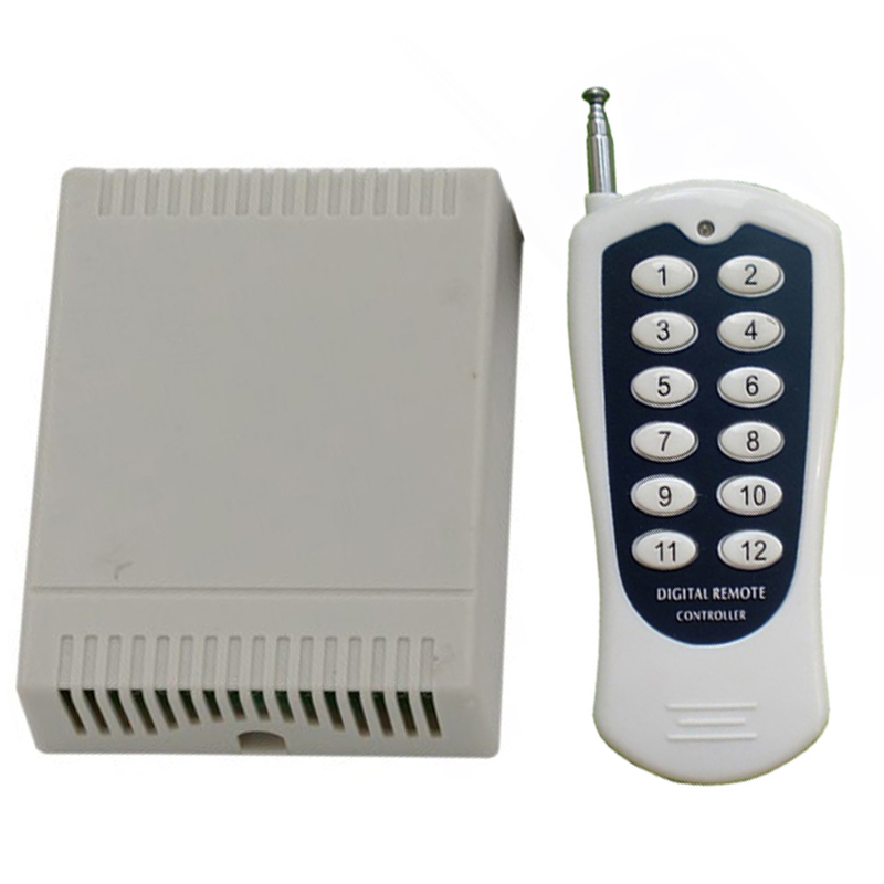 WEKO 12 VOLT - 433 MHZ 12 KANALLI UZAKTAN KUMANDALI GARAJ KUMANDASI KOPYALAMA VE ROLE DEVRESİ