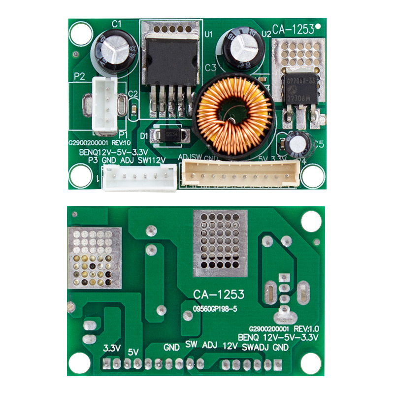 WEKO CA-1253 POWER SUPPLY MODUL 12V DC CONVERTER DC STEP-DOWN MODULE 12V TO 5V TO 3.3V 3A