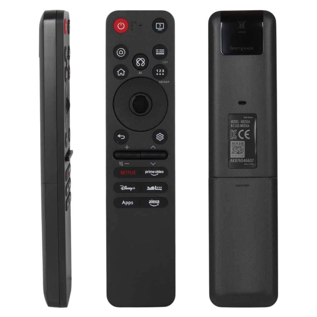 WEKO KL LG MR25 YAPAY ZEKA-NETLIX-PRIME VIDEO-DISNEY PLUS-SHADID-APPS-ALEXA TUŞLU SES KOMUTLU AKILLI TV KUMANDA