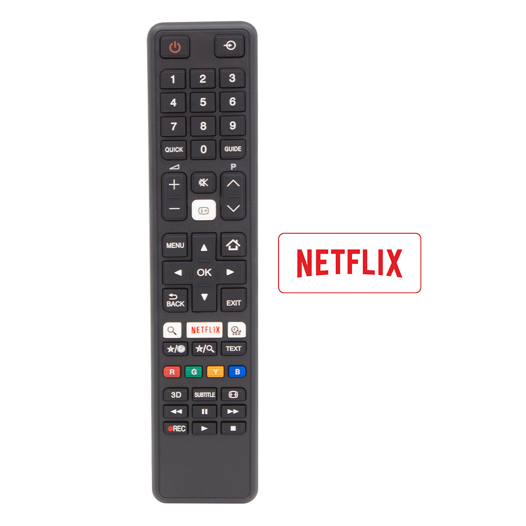 WEKO KL TOSHİBA CT-8053*32L3763DA*43L3733DG*49U5766DA*55V676763DA NETFLİX TUŞLU LCD LED TV KUMANDA