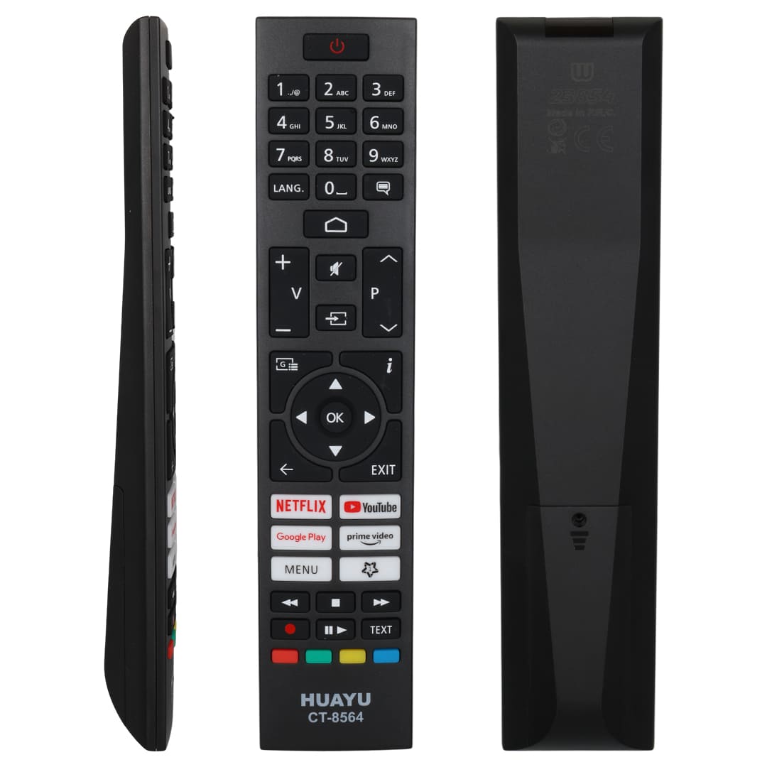 WEKO KL TOSHIBA CT-8564 NETFLIX-YOUTUBE-PRIME VIDEO-GOOGLE PLAY TUŞLU LCD-LED TV KUMANDA