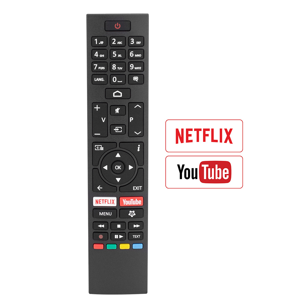 WEKO KL VESTEL RC43157 32FA9500*TOSHİBA CT-8557 49UA2063DT NETFLIX-YOUTUBE TUŞLU LCD LED TV KUMANDA