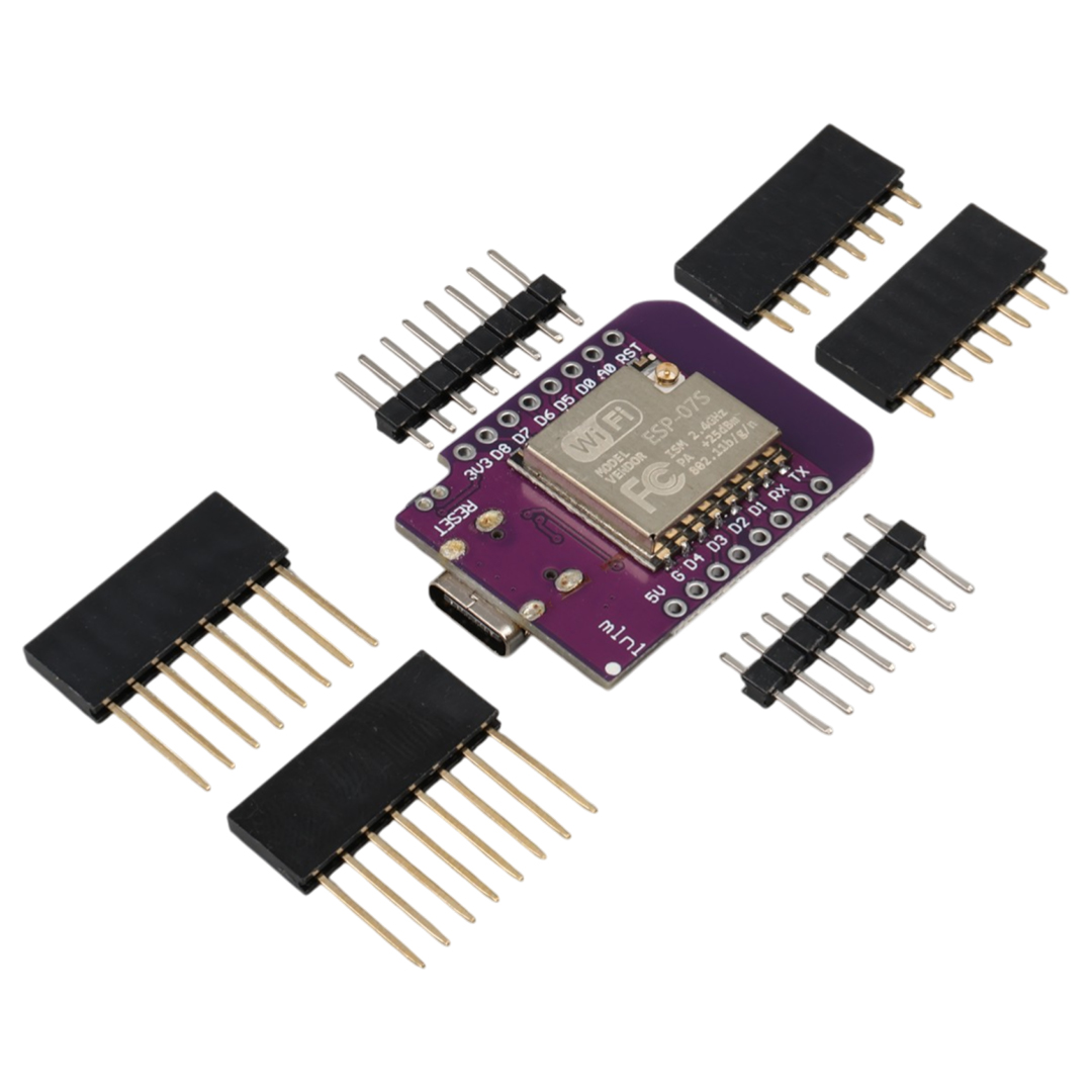 WEMOS D1 MİNİ V4.0 ESP-07S GELİŞTİRME KARTI TYPE-C GİRİŞLİ WİFİ MİKROKONTROLCÜ MODÜLÜ