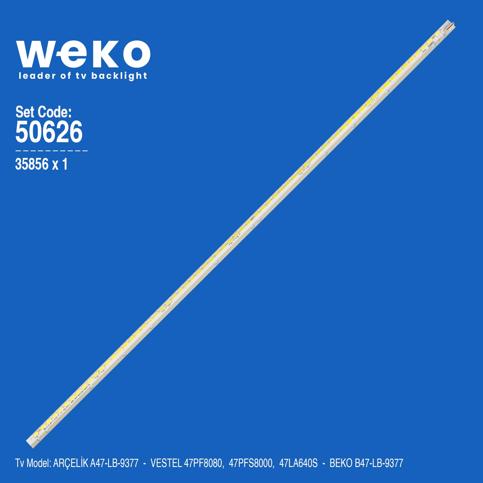 WKSET-5626 35856X1 47" V13 EDGE REV0.4 1 1 ADET LED BAR (66LED)