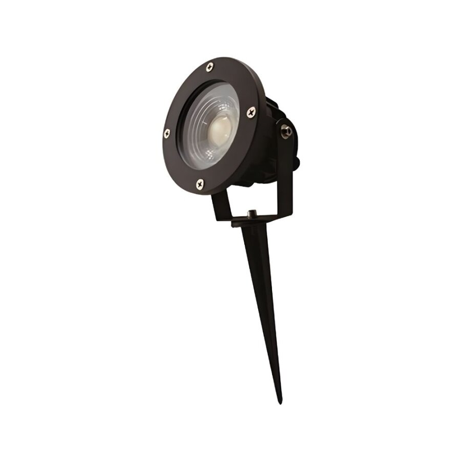 ACK AT25-00301 3000K Günışığı 10W Siyah LED Çim Kazıklı Armatür
