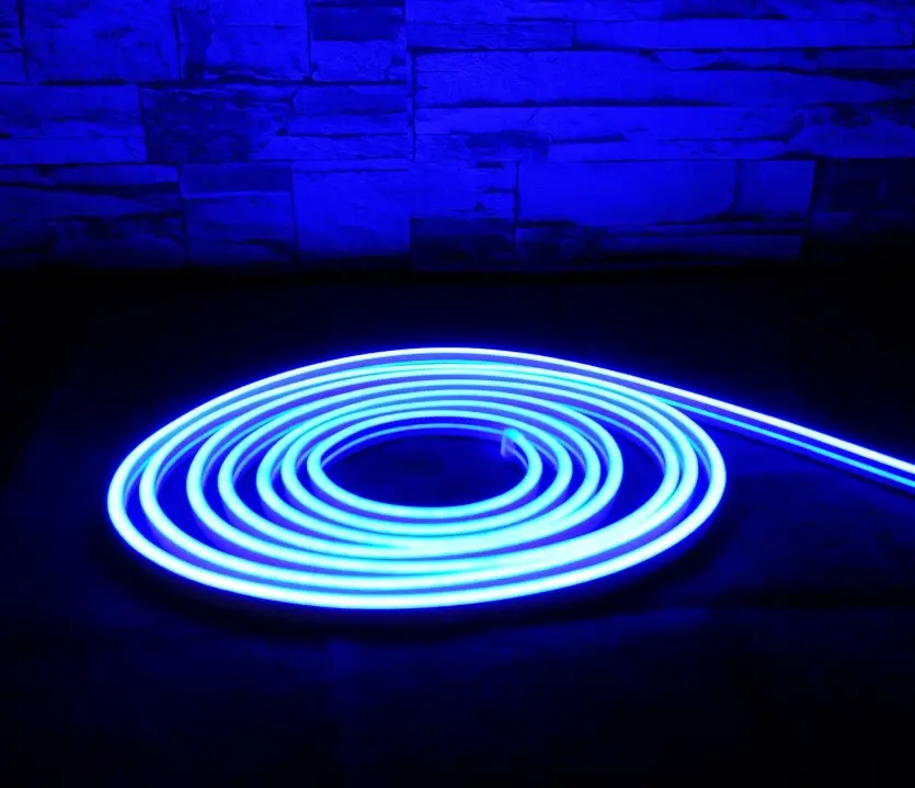 ACK AS03-00606 10W/mt 12V Neon Hortum Led Mavi Işık IP65