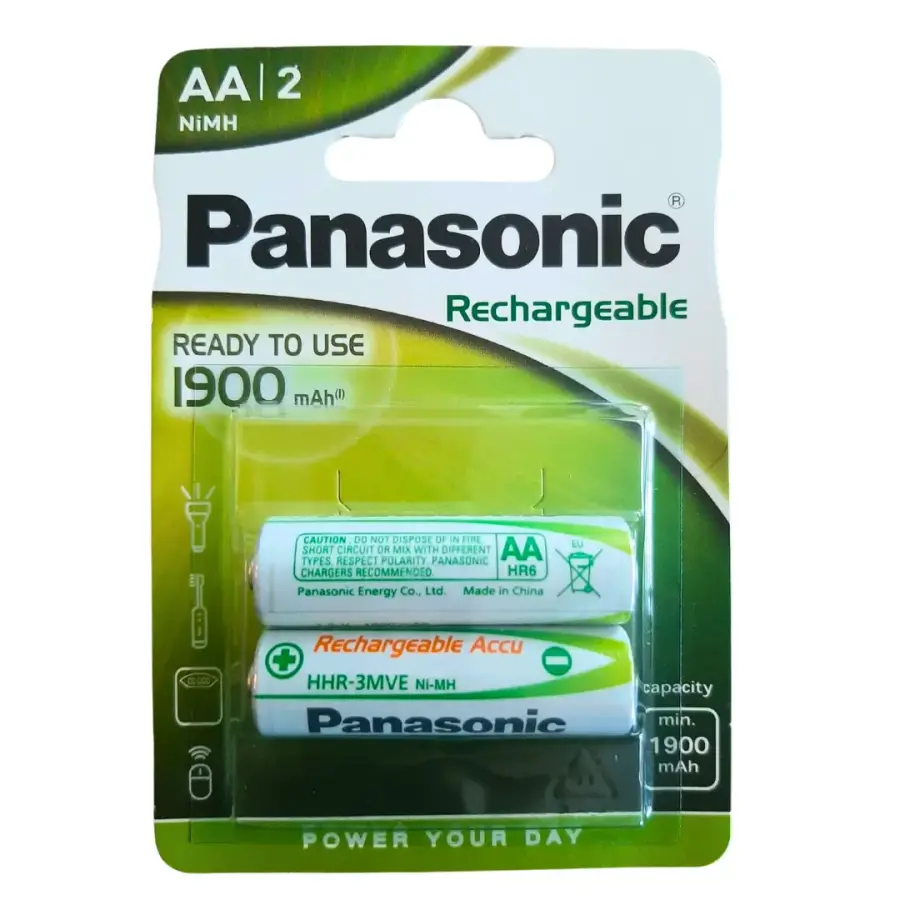 Panasonic AA 1,2V Şarjlı Kalem Pil 1900mah 2'li Paket