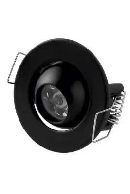 Cata 1,5W Power LED Ufo Spot Siyah Kasa (Beyaz Işık)