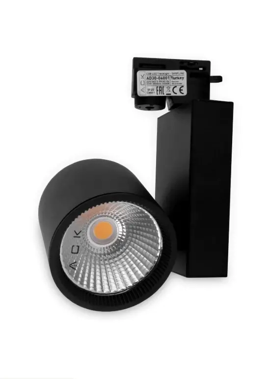 ACK AD30-04001 30W Led Monofaze Ray Armatürü Beyaz COB 3000K Günışığı