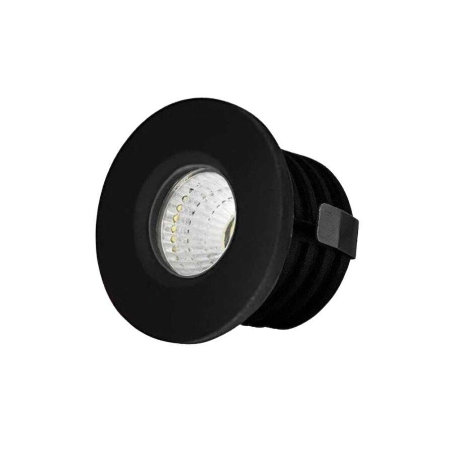 ACK AH06-00101 3W 3000K Günışığı Siyah Kasa Sıva Altı Led Spot Armatür