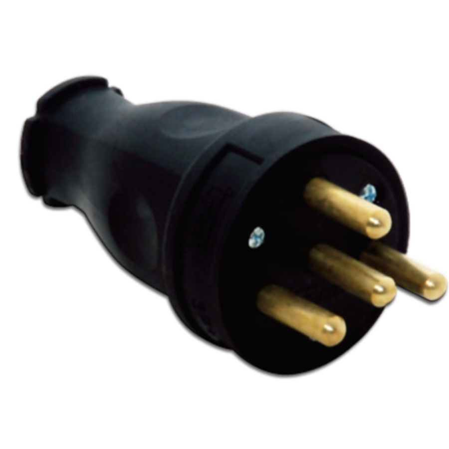 Tplast 3x25a - Kauçuk Düz Fiş