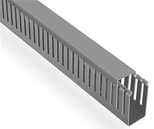 Mutlusan 60x40 Kablo Kanalı (Delikli)(Gri)(2m)