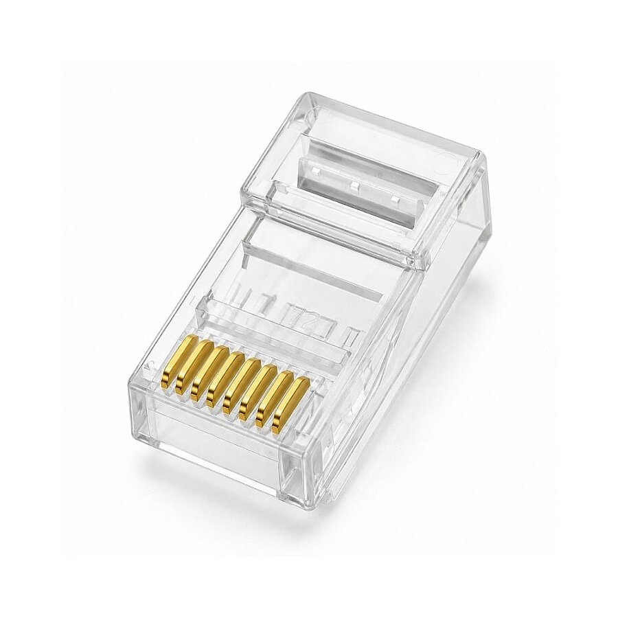 Wellbox 8P8C CAT 6 RJ45 Plastik Konnektör Ethernet Kablosu Fişi