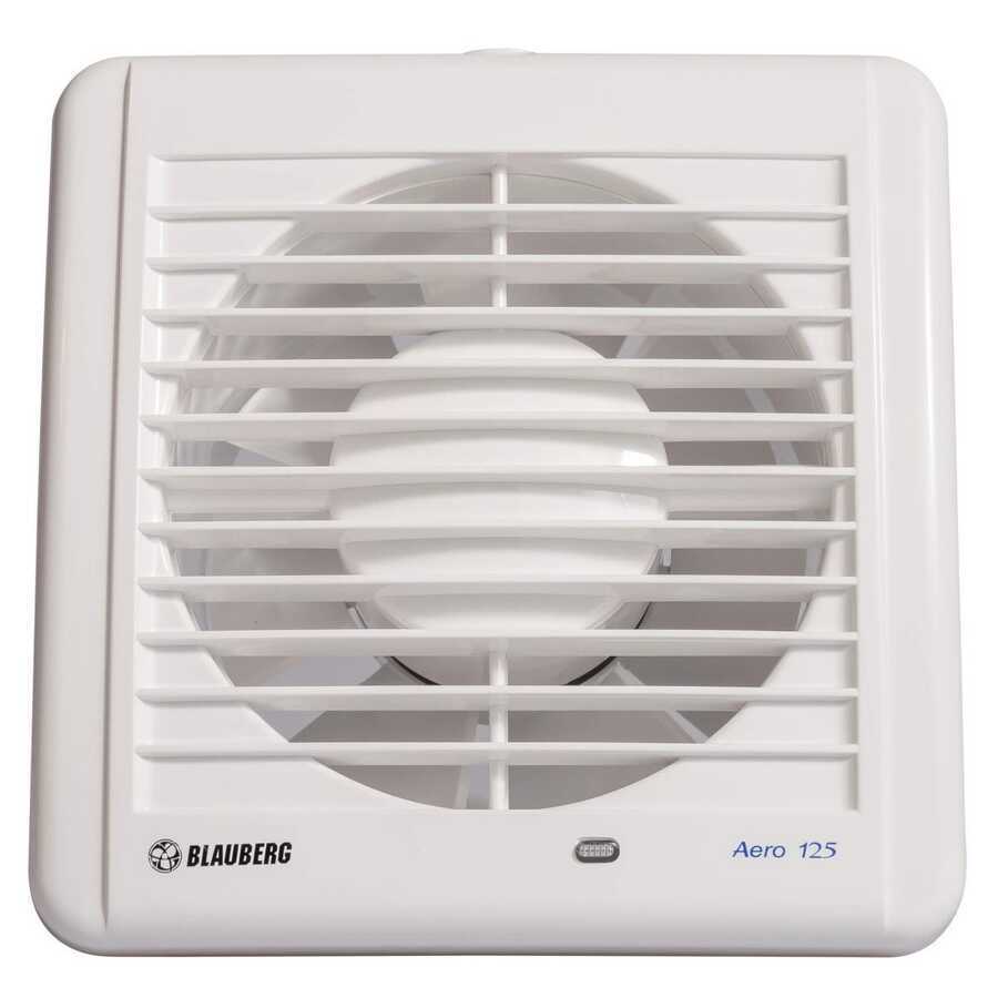 Blauberg Aero 125 Sessiz İnce Panol Beyaz