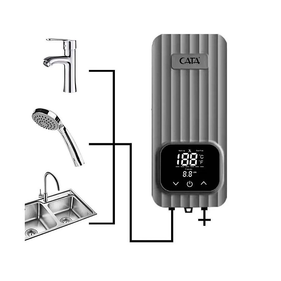 CATA CT-6010 Akıllı Dijital Şofben 5500W