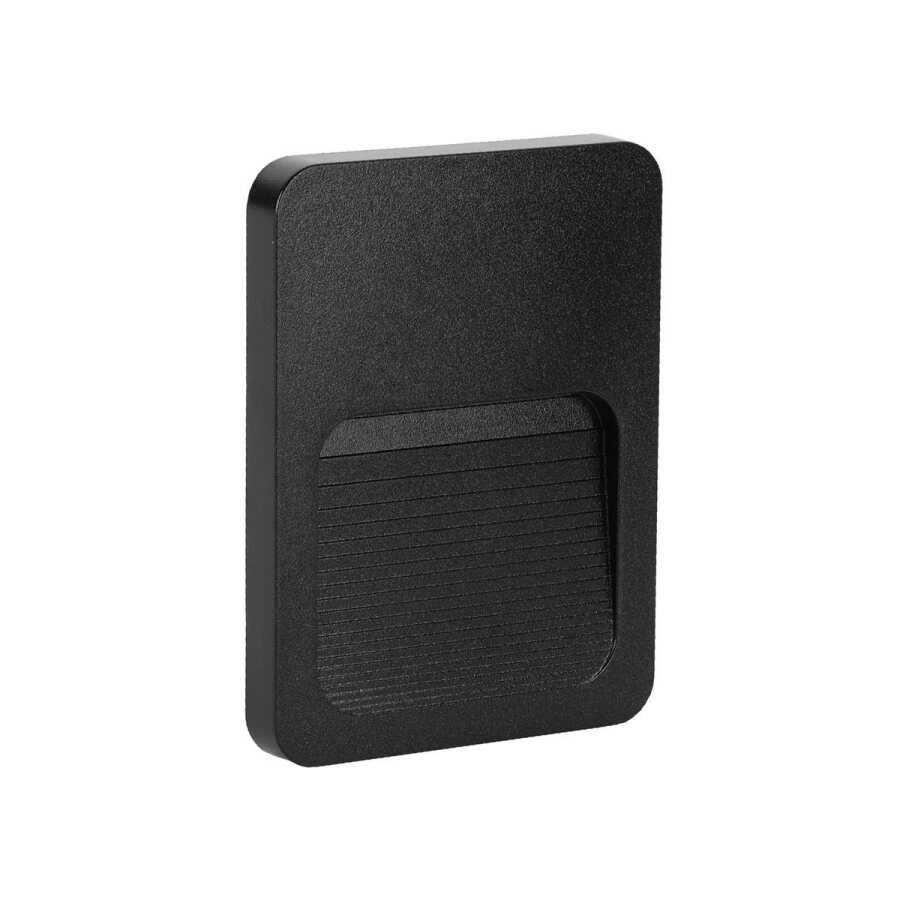 ACK AH07-01401 2W Siyah Duvar Armatürü 3000K Günışığı IP65