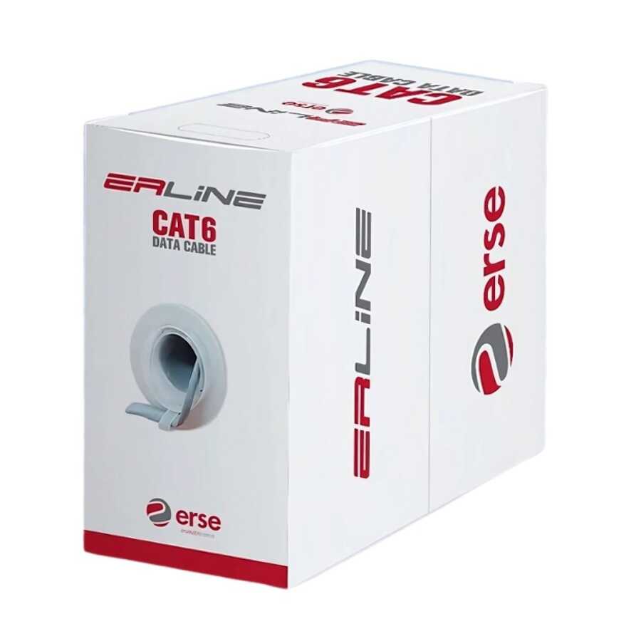 Erse CAT 6 U/UTP LSZH 4X2X23 AWG Gri 305mt