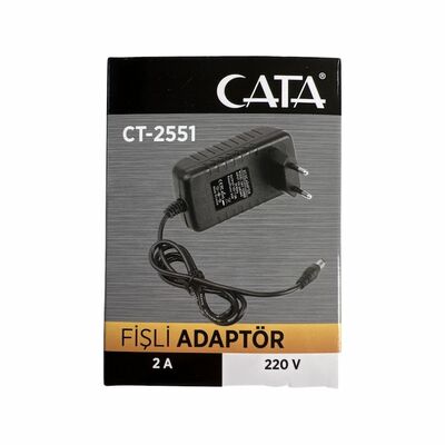 Cata CT-2551 25W 2 Amper Fişli Adaptör