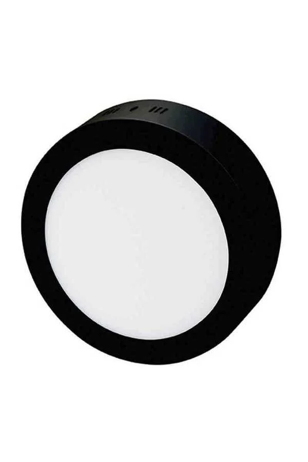 Cata CT-5235 18 Watt Sıva Üstü Yuvarlak Led Panel Armatür Siyah Kasa Günışığı