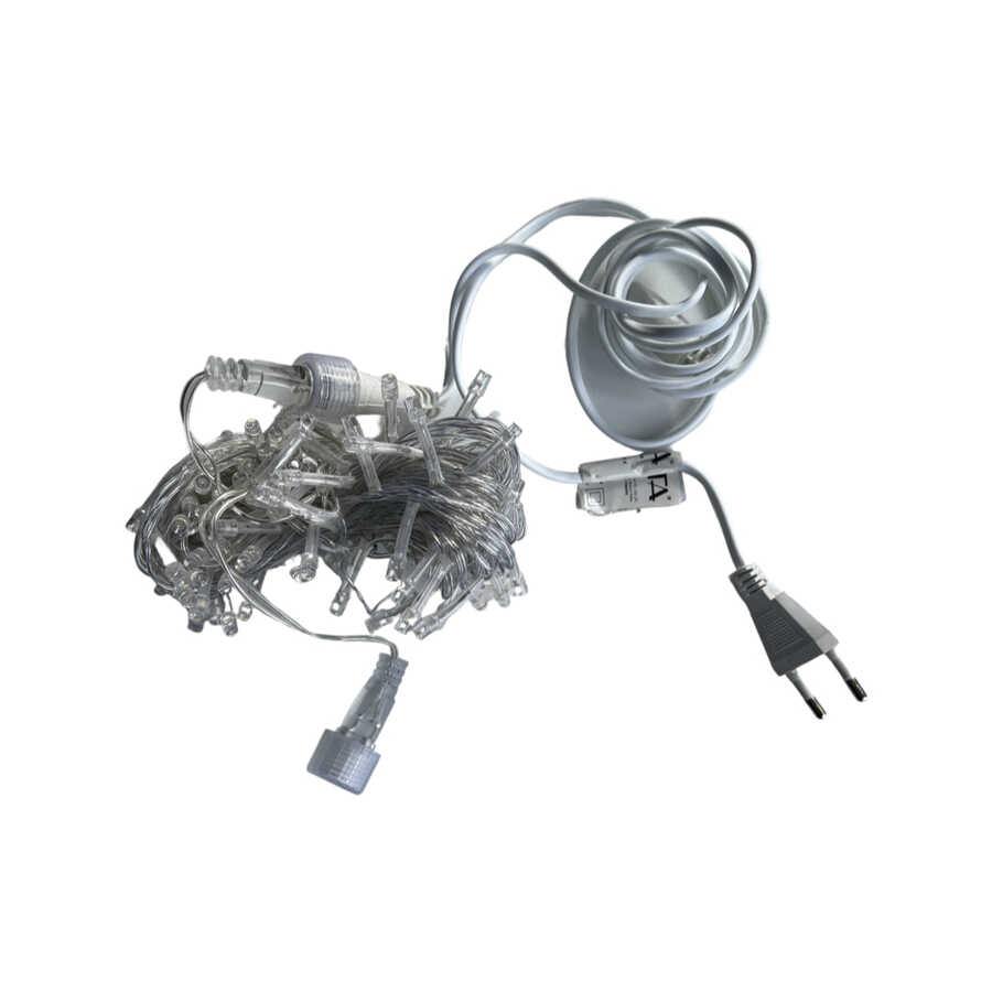 Cata CT-8504 10 Mt Eklenebilir Yılbaşı Süsleme 100 Ledli Flaşlı Beyaz Işık