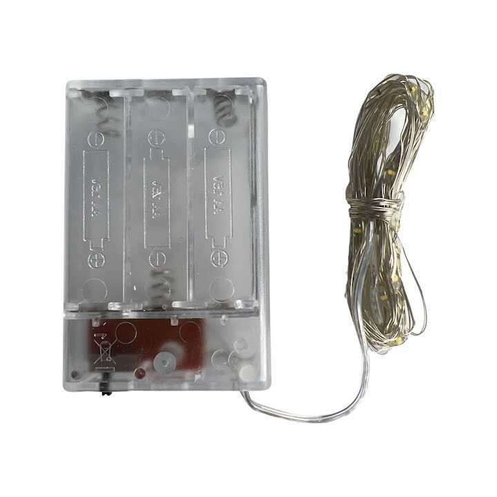 Cata CT-8507 5 Metre Peri Led Süsleme 50 Led Flaşlı Pilli Günışığı