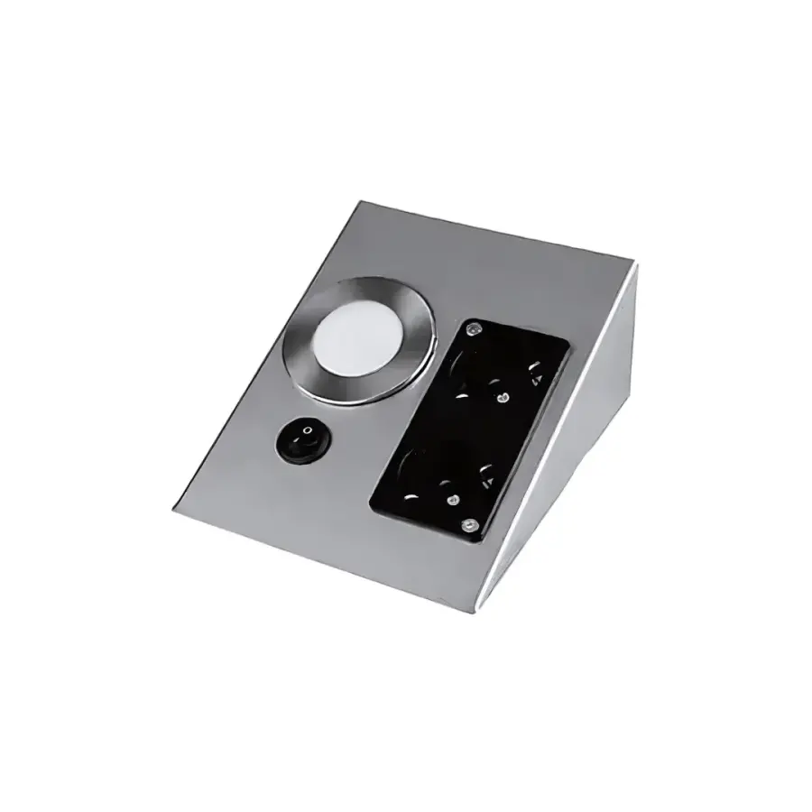 Cata CT-5109 Tezgah Altı Aydınlatma Çiftli Priz Led Beyaz Işık