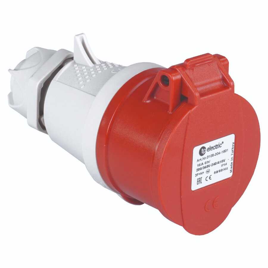 TPLAST Uzatma Prizi CEE-5x16A/IP44-Y.